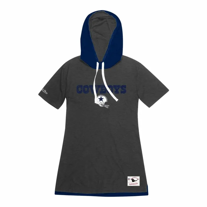 Women039s Hoodies and Sweatshirts Mitchell and Ness Women039s Fleece Hoodie Dress Dallas Cowboys