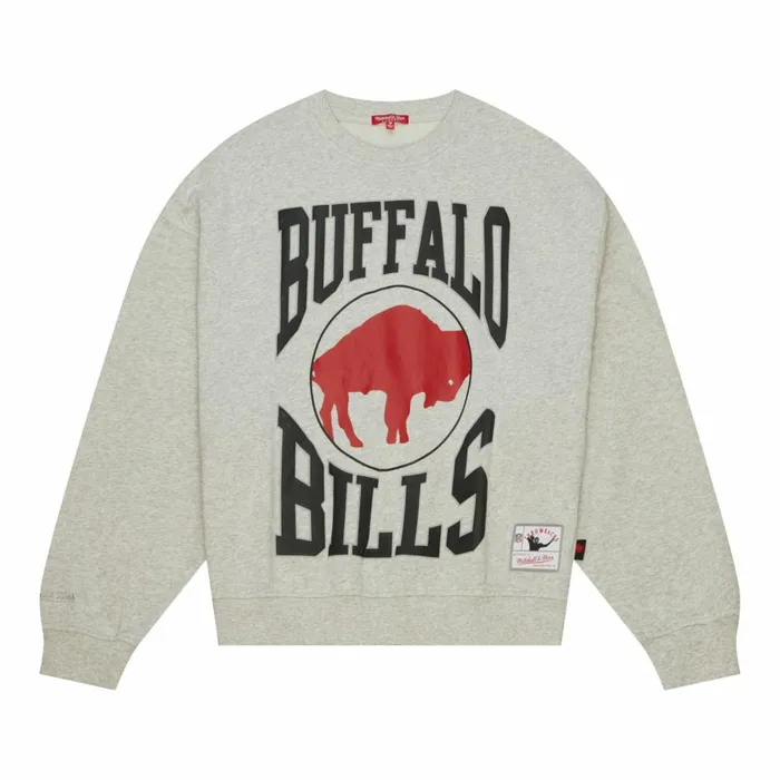 Women039s Hoodies and Sweatshirts Mitchell and Ness Women039s Logo Lightweight Crew 30 Buffalo Bills Women039s Hoodies and Sweatshirts Mitchell and Ness Women039s Logo Lightweight Crew 30 Buffalo Bills