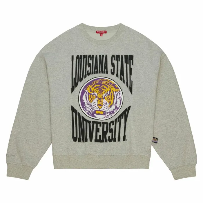 Women039s Hoodies and Sweatshirts Mitchell and Ness Women039s Logo Lightweight Crew 30 Louisiana State University Women039s Hoodies and Sweatshirts Mitchell and Ness Women039s Logo Lightweight Crew 30 Louisiana State University
