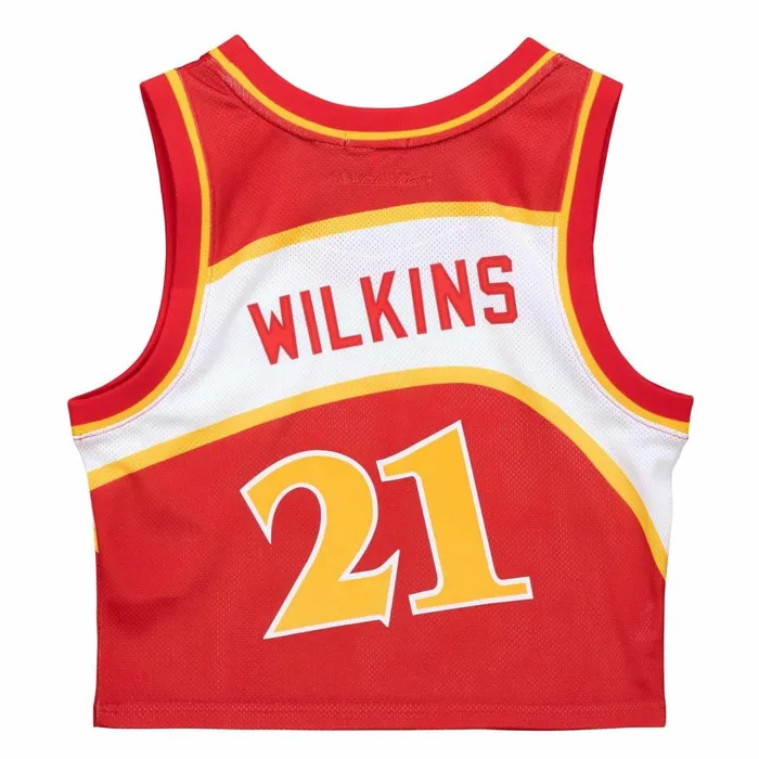 Women039s TShirts and Tops Mitchell and Ness Womens NandN Crop Tank Atlanta Hawks 1986 Dominique Wilkins Women039s TShirts and Tops Mitchell and Ness Womens NandN Crop Tank Atlanta Hawks 1986 Dominique Wilkins