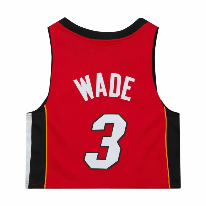 Women039s TShirts and Tops Mitchell and Ness Womens NandN Crop Tank Miami Heat 2005 Dwyane Wade Women039s TShirts and Tops Mitchell and Ness Womens NandN Crop Tank Miami Heat 2005 Dwyane Wade
