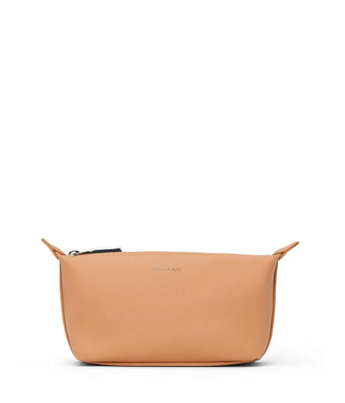 Women Abbi Mini Vegan Cosmetic Bag 8211 Purity Melon Matt and Nat Travel