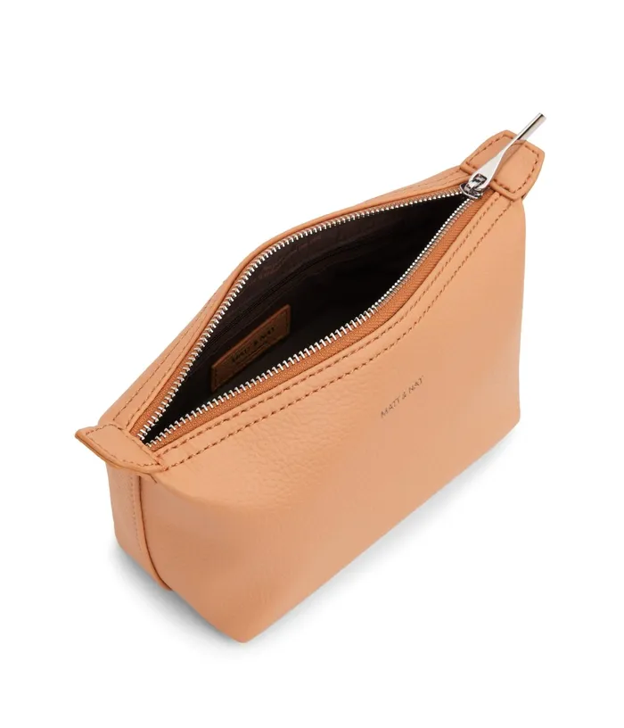 Women Abbi Mini Vegan Cosmetic Bag 8211 Purity Melon Matt and Nat Travel