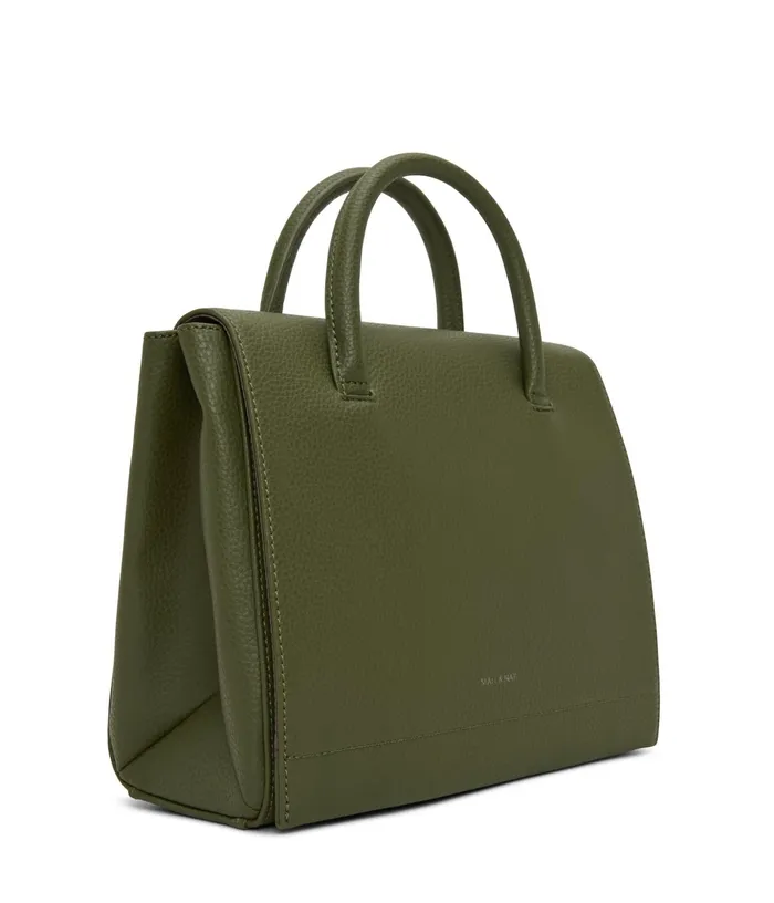 Women Adel Vegan Satchel 8211 Purity Meadow Matt and Nat Satchels