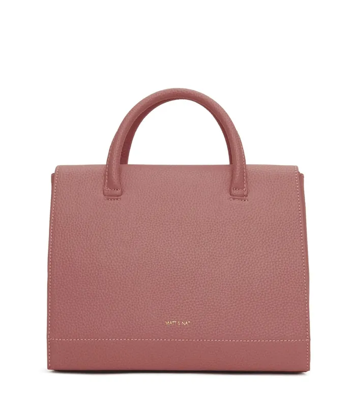 Women Adel Vegan Satchel 8211 Purity Rose Matt and Nat Satchels