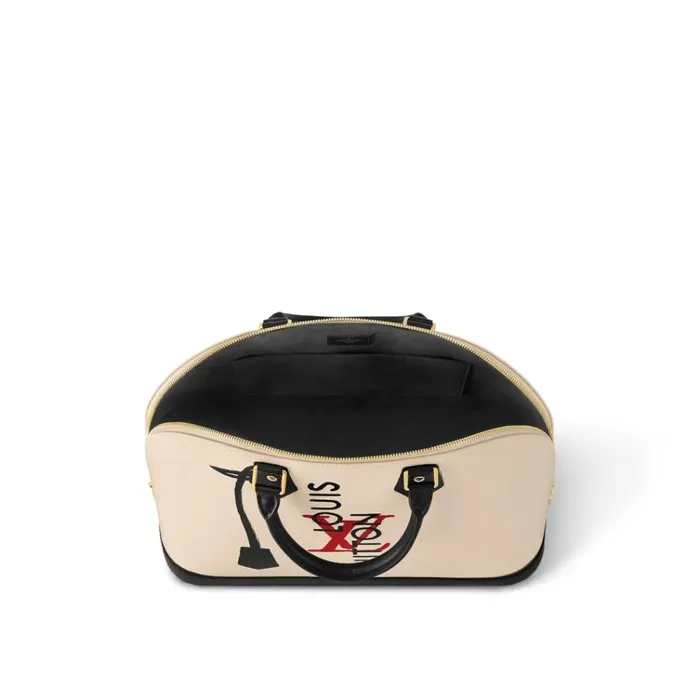 Women Alma Bag Louis Vuitton Louis Vuitton BeigeBlack M23598 Alma GM 8211 Louis Vuitton Handbag Store