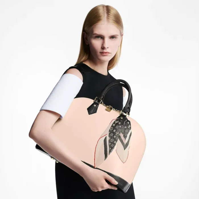 Women Alma Bag Louis Vuitton Louis Vuitton BeigeBlack M23598 Alma GM 8211 Louis Vuitton Handbag Store