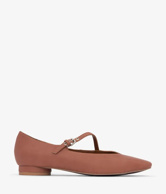 Women Anais Vegan Mary Jane Flats Clay Matt and Nat Flats