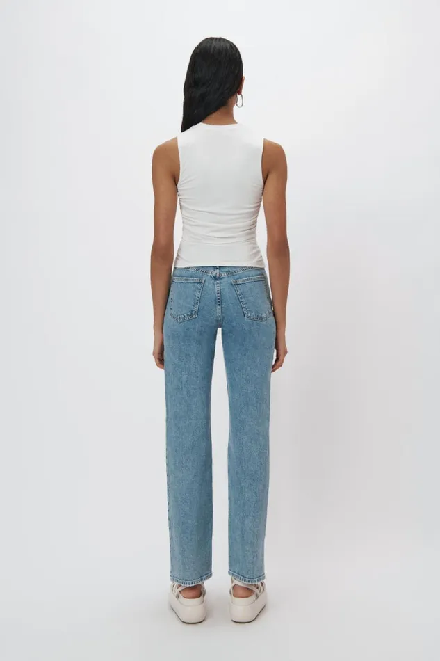 Women Archer Denim Cannon Jonathan Simkhai Pants and Bottoms