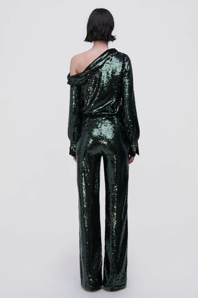 Women Ariah Pant Emerald Jonathan Simkhai Pants and Bottoms
