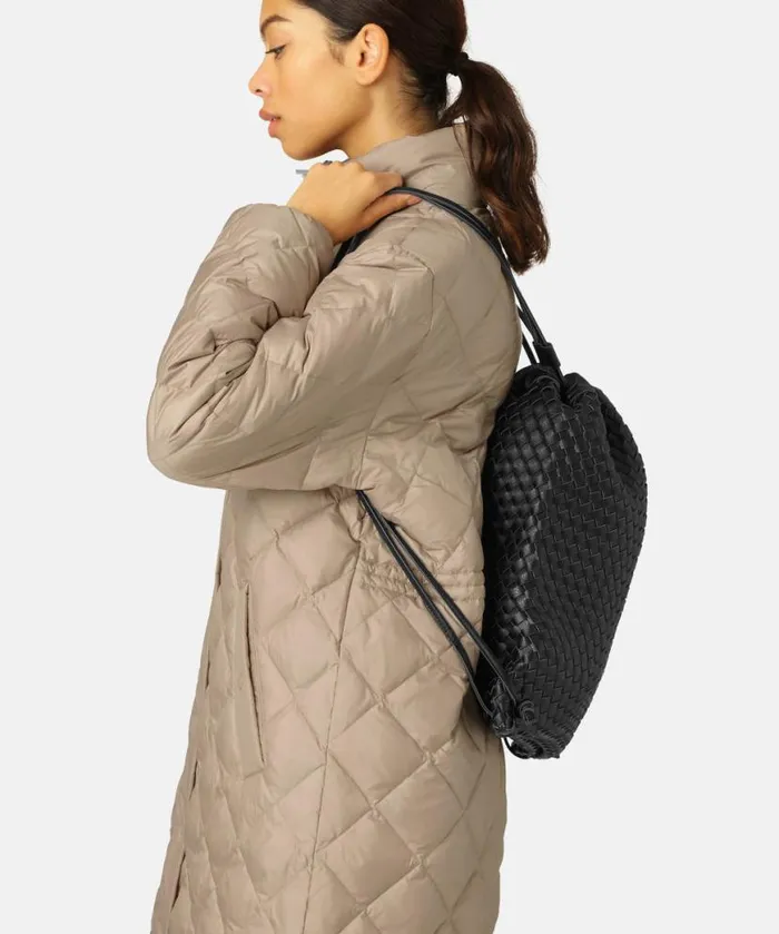 Women Backpacks Ilse Jacobsen String Backpack 8211 Black Gun Metal Women Backpacks Ilse Jacobsen String Backpack 8211 Black Gun Metal
