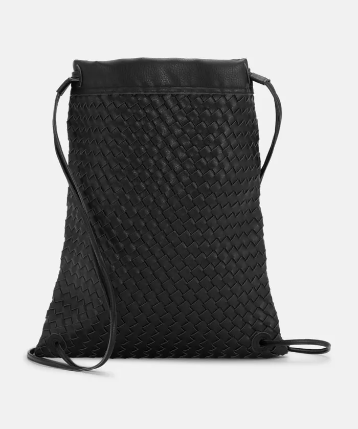 Women Backpacks Ilse Jacobsen String Backpack 8211 Black Gun Metal Women Backpacks Ilse Jacobsen String Backpack 8211 Black Gun Metal
