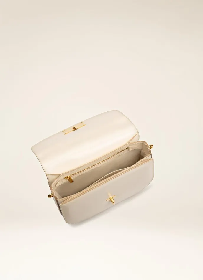 Women Bally Crossbody Bags Beckie 8211 Leather CrossBody Bag In Bone