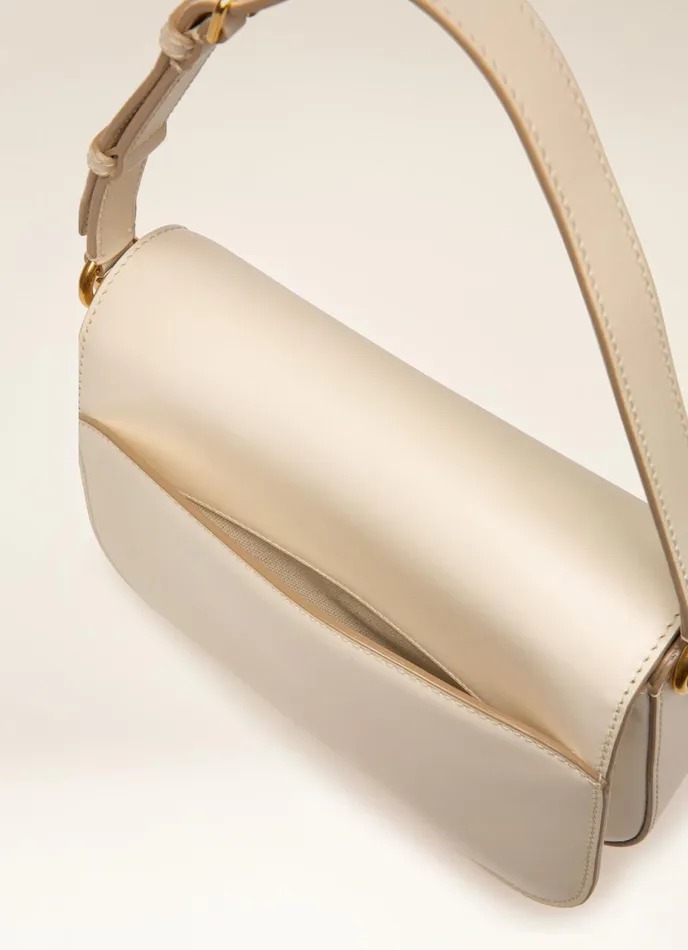 Women Bally Crossbody Bags Beckie 8211 Leather CrossBody Bag In Bone