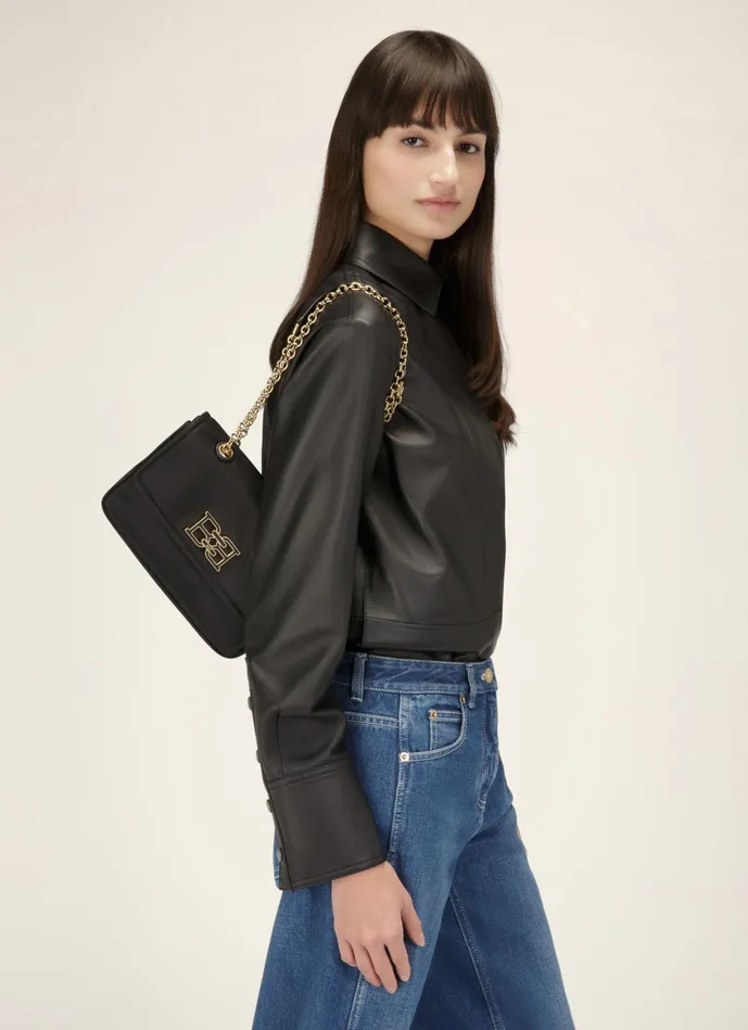 Women Bally Crossbody Bags Ehrin 8211 Nylon Crossbody Bag In Black