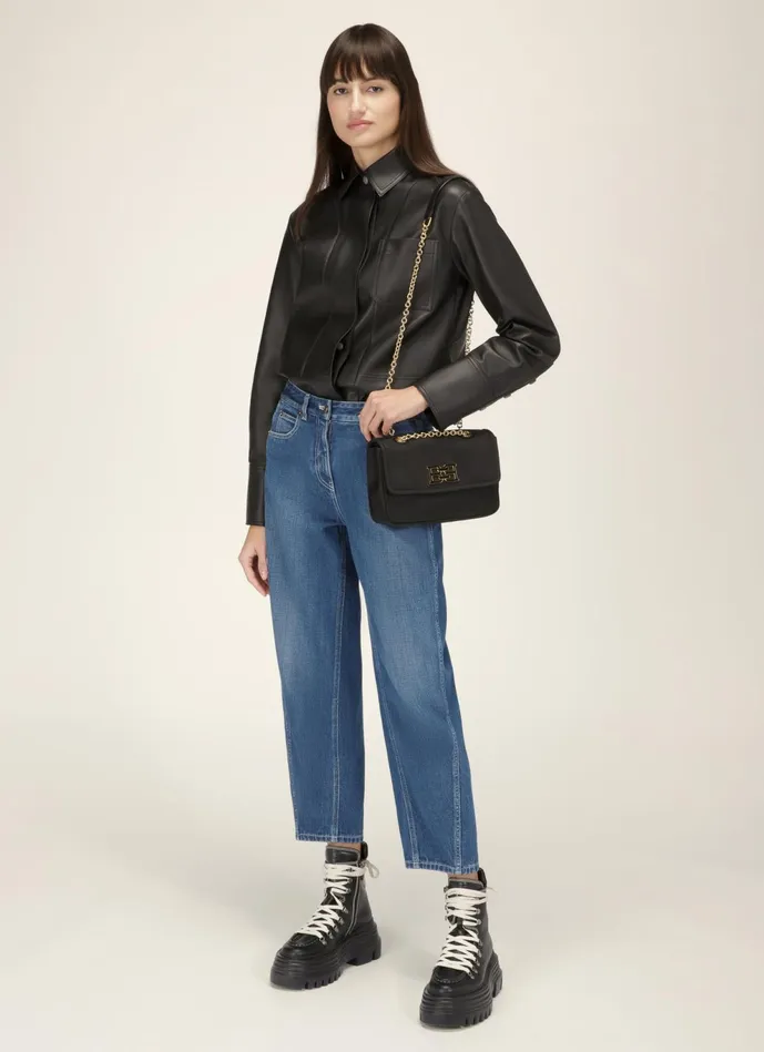 Women Bally Crossbody Bags Ehrin 8211 Nylon Crossbody Bag In Black