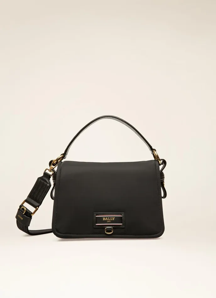 Women Bally Crossbody Bags Ekyra 8211 Recycled Nylon CrossBody Bag In Black