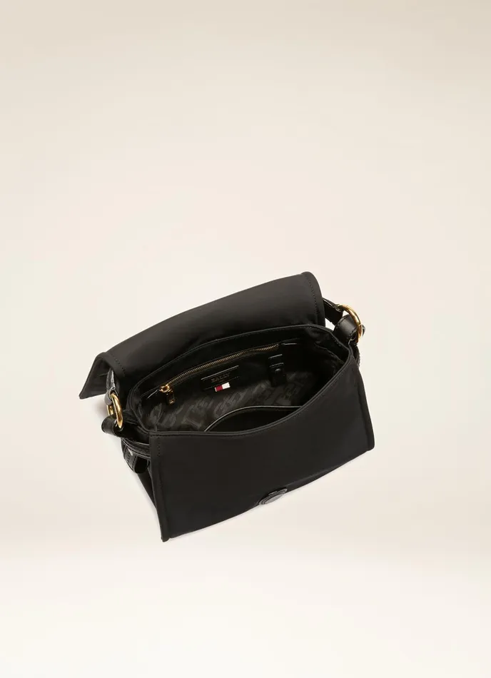 Women Bally Crossbody Bags Ekyra 8211 Recycled Nylon CrossBody Bag In Black