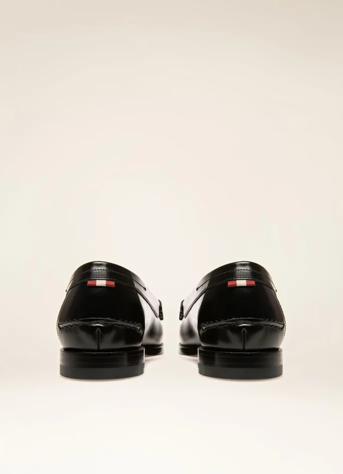 Women Bally Flats and Moccasins Coelo 8211 Leather Moccasins In Black
