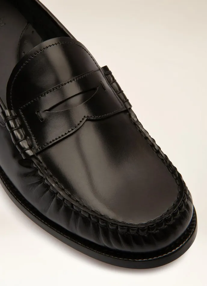 Women Bally Flats and Moccasins Coelo 8211 Leather Moccasins In Black
