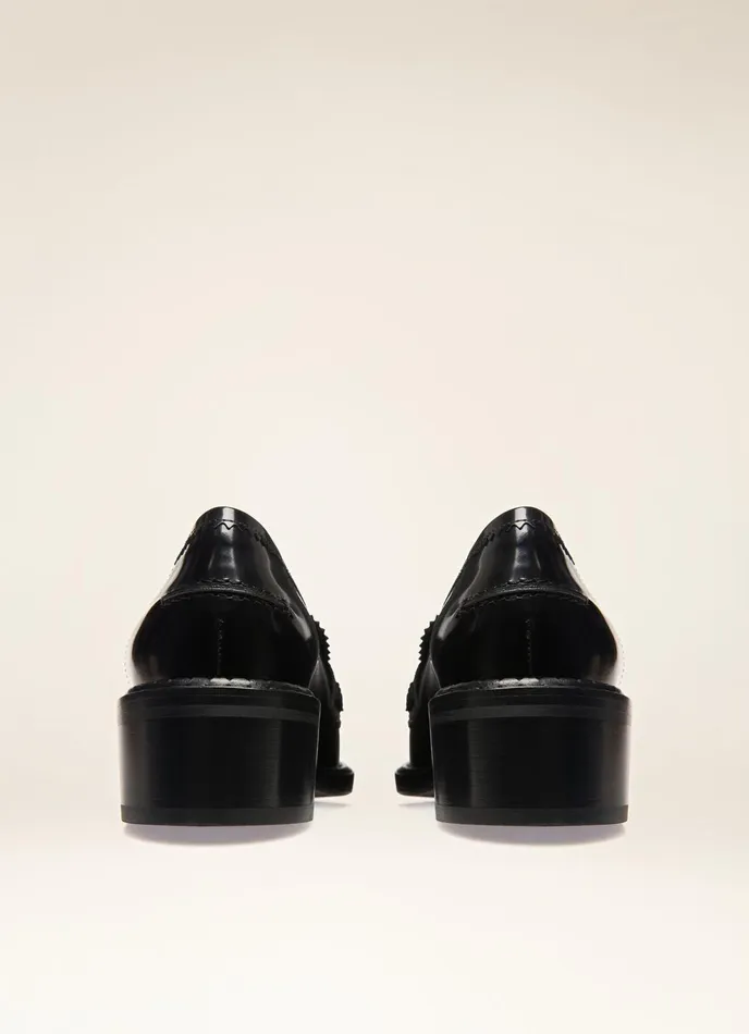 Women Bally Flats and Moccasins Ellyane 8211 Leather Mocassins In Black