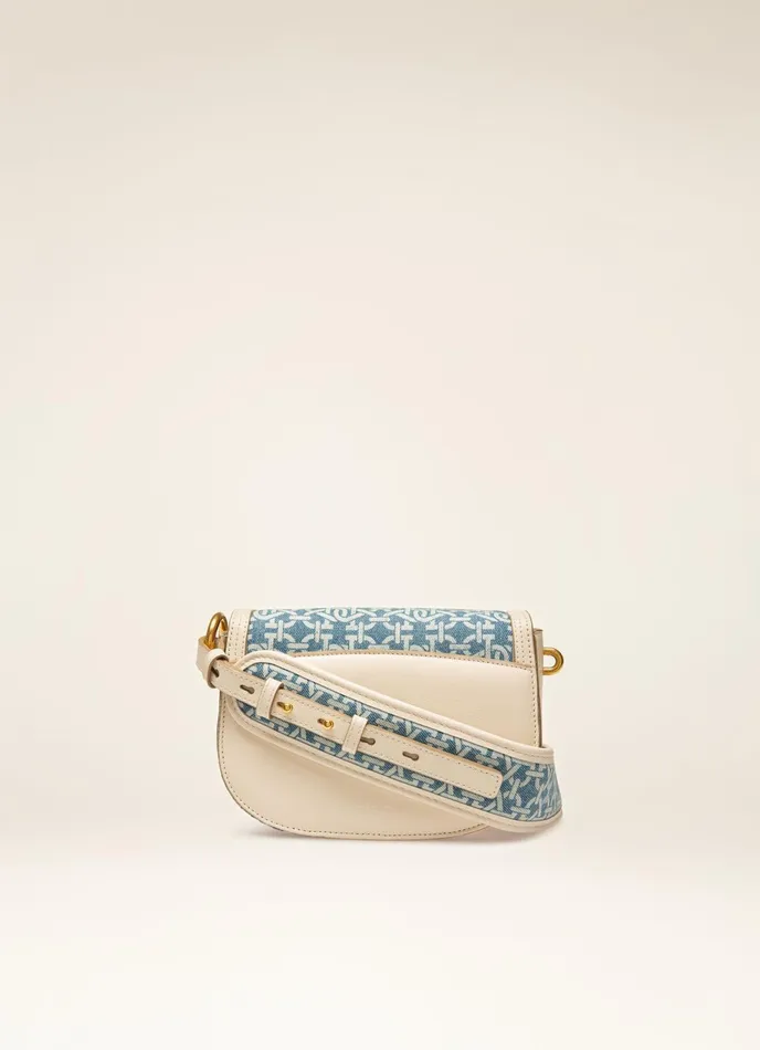 Women Bally Mini And Belt Bags Baily 8211 Organic Cotton Denim Minibag In Blue