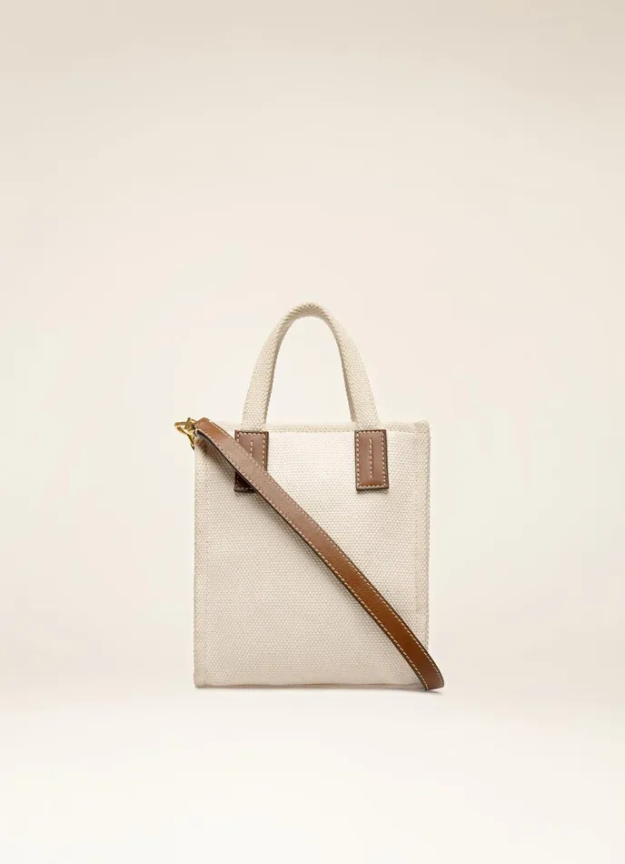 Women Bally Mini And Belt Bags Crystalia XS 8211 Fabric Minibag In Natural