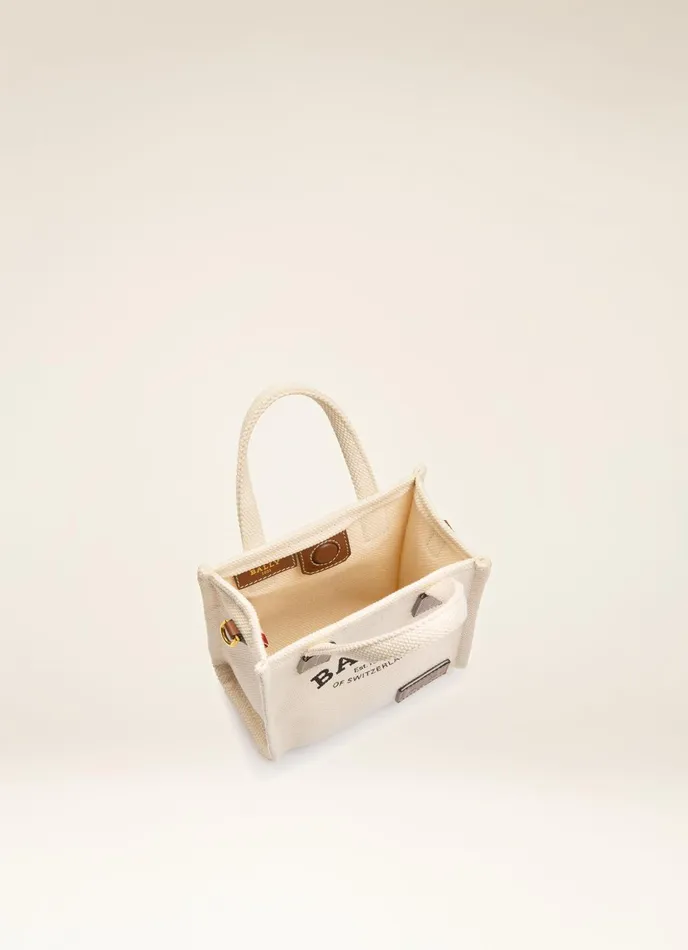 Women Bally Mini And Belt Bags Crystalia XS 8211 Fabric Minibag In Natural