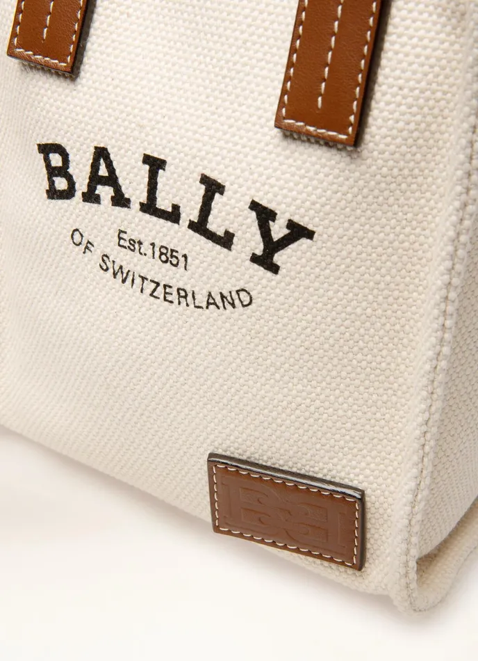 Women Bally Mini And Belt Bags Crystalia XS 8211 Fabric Minibag In Natural