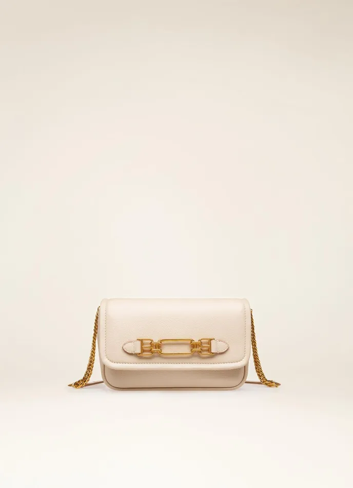 Women Bally Mini And Belt Bags Viva XS 8211 Leather Minibag In Bone