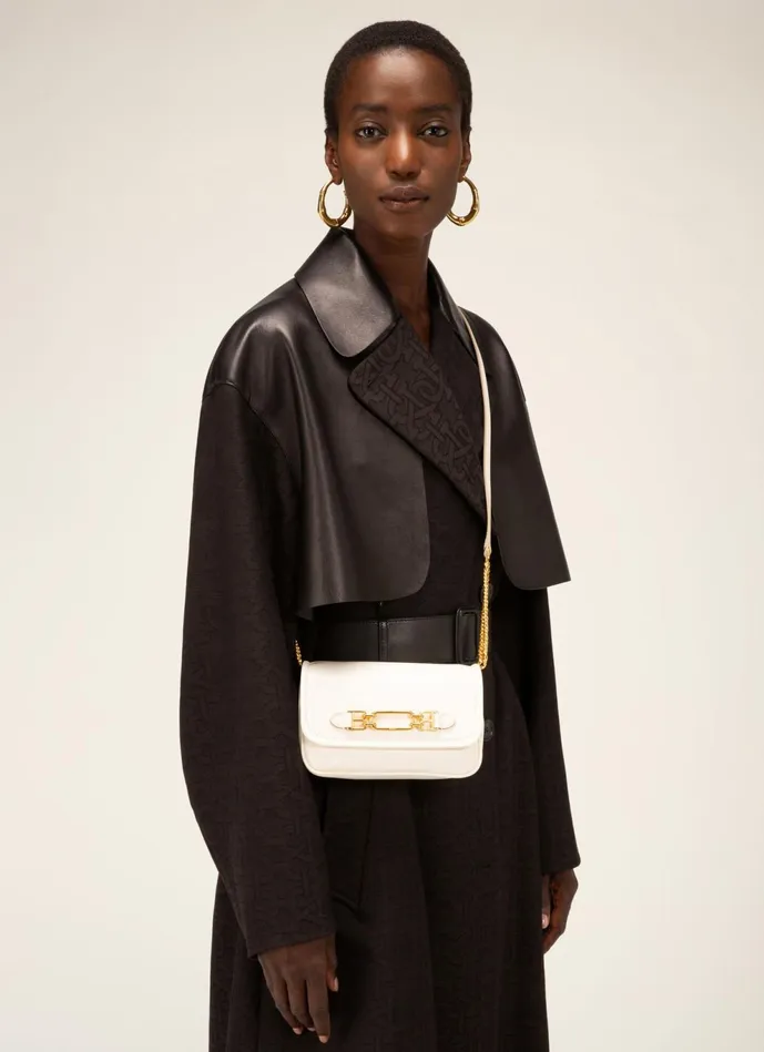 Women Bally Mini And Belt Bags Viva XS 8211 Leather Minibag In Bone