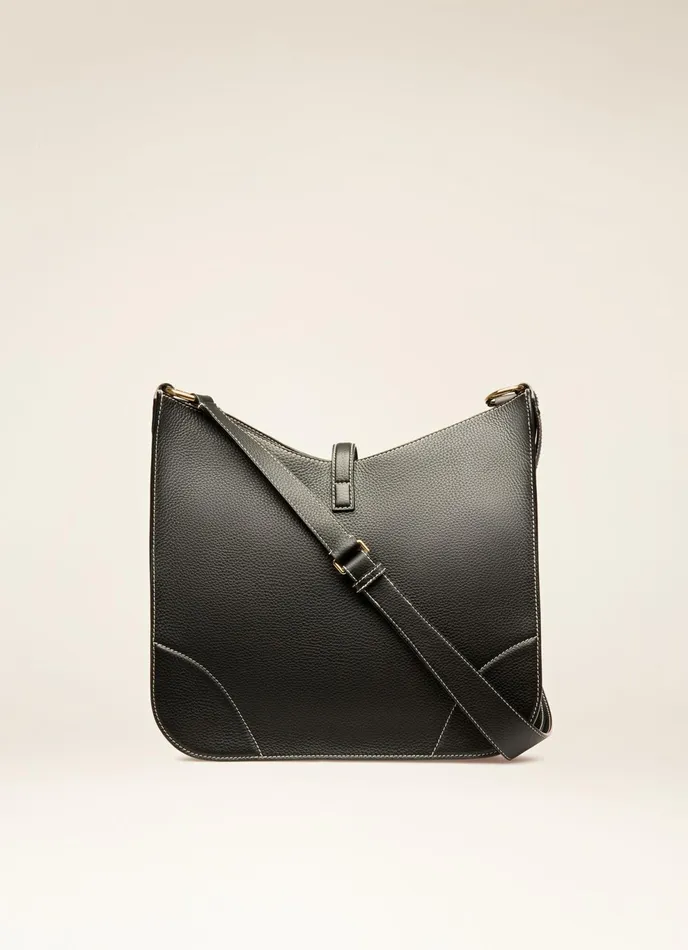 Women Bally Shoulder Bags Lavynia 8211 Leather Hobo Bag In Black