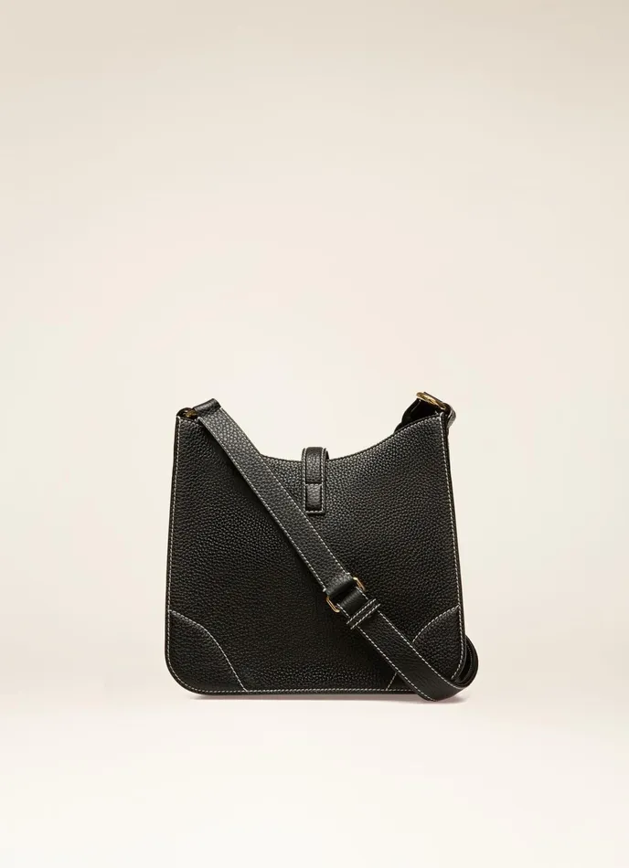 Women Bally Shoulder Bags Lavynia Small 8211 Leather Hobo Bag In Black