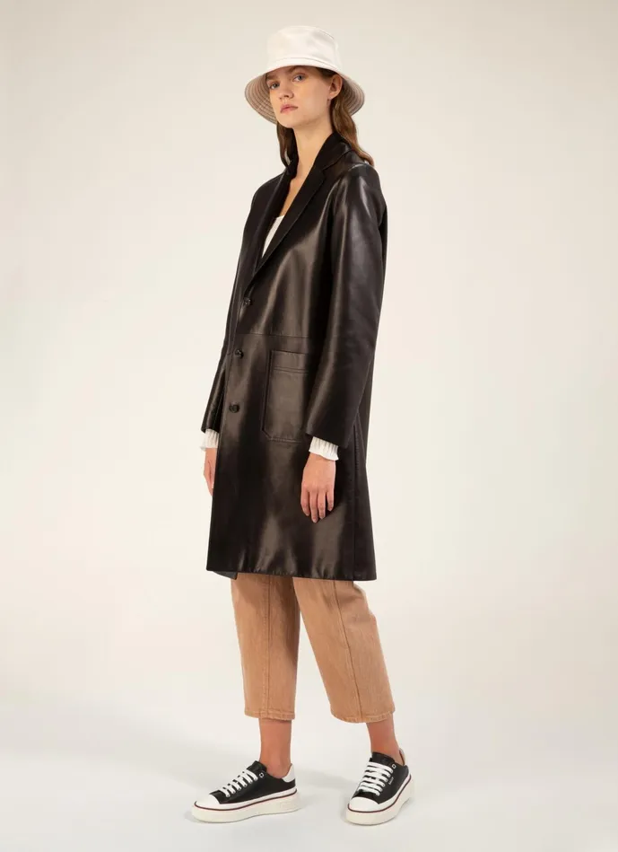 Women Bally Sneakers Maily 8211 Leather Sneakers In Black
