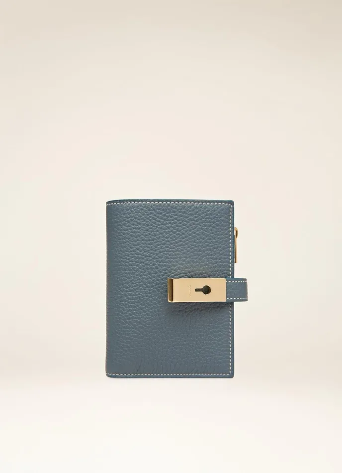 Women Bally Wallets Assen 8211 Leather Card Holder In Blue