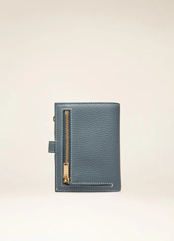 Women Bally Wallets Assen 8211 Leather Card Holder In Blue