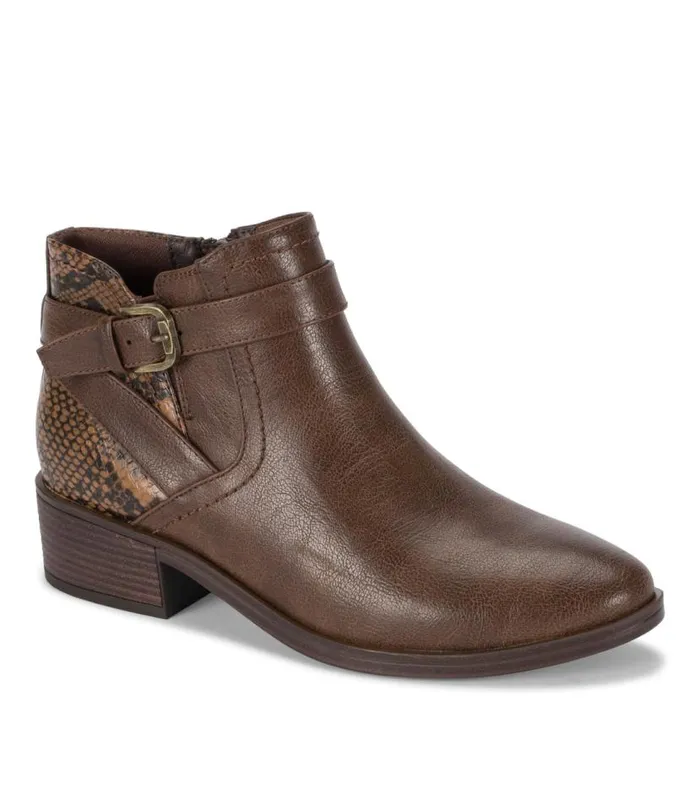 Women Baretraps Booties Maci Bootie Dark Brown Snake