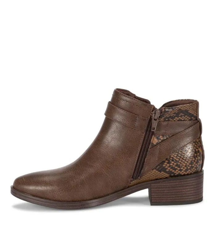Women Baretraps Booties Maci Bootie Dark Brown Snake Women Baretraps Booties Maci Bootie Dark Brown Snake