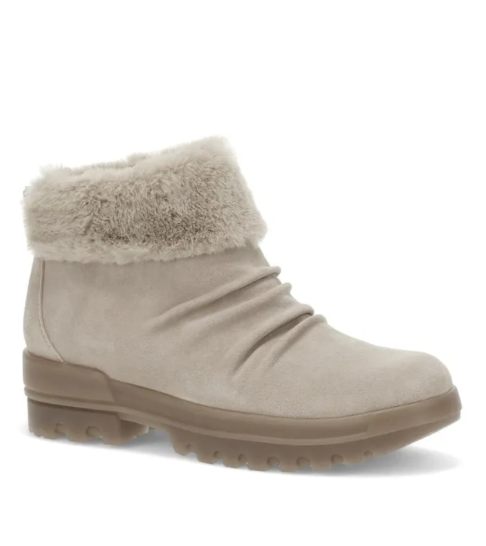 Women Baretraps Booties Nuri Cold Weather Bootie Taupe Ice Suede