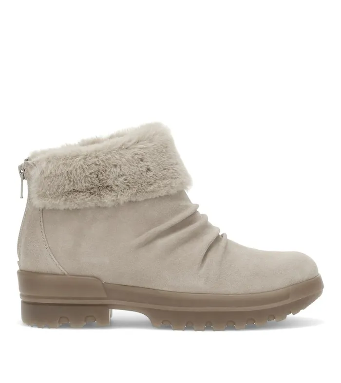 Women Baretraps Booties Nuri Cold Weather Bootie Taupe Ice Suede Women Baretraps Booties Nuri Cold Weather Bootie Taupe Ice Suede