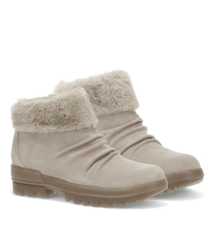 Women Baretraps Booties Nuri Cold Weather Bootie Taupe Ice Suede Women Baretraps Booties Nuri Cold Weather Bootie Taupe Ice Suede