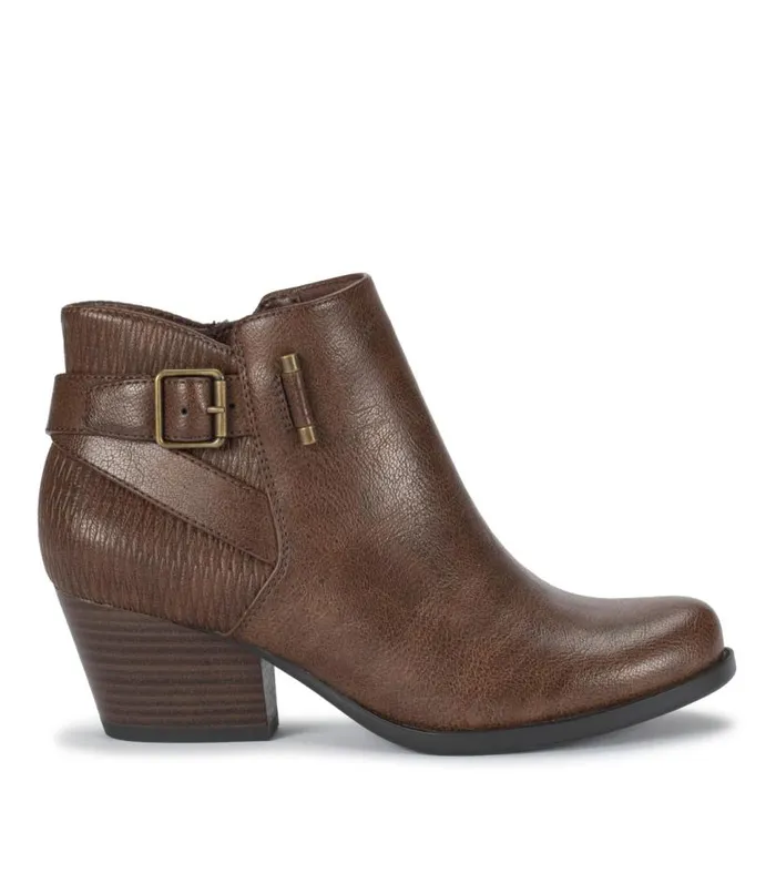 Women Baretraps Booties Reggie Block Heel Bootie Dark Brown Women Baretraps Booties Reggie Block Heel Bootie Dark Brown