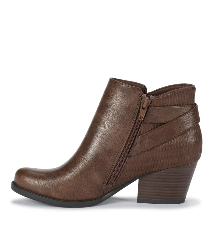 Women Baretraps Booties Reggie Block Heel Bootie Dark Brown Women Baretraps Booties Reggie Block Heel Bootie Dark Brown
