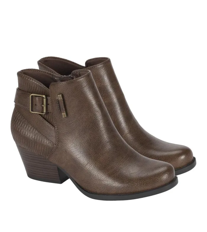 Women Baretraps Booties Reggie Block Heel Bootie Dark Brown Women Baretraps Booties Reggie Block Heel Bootie Dark Brown