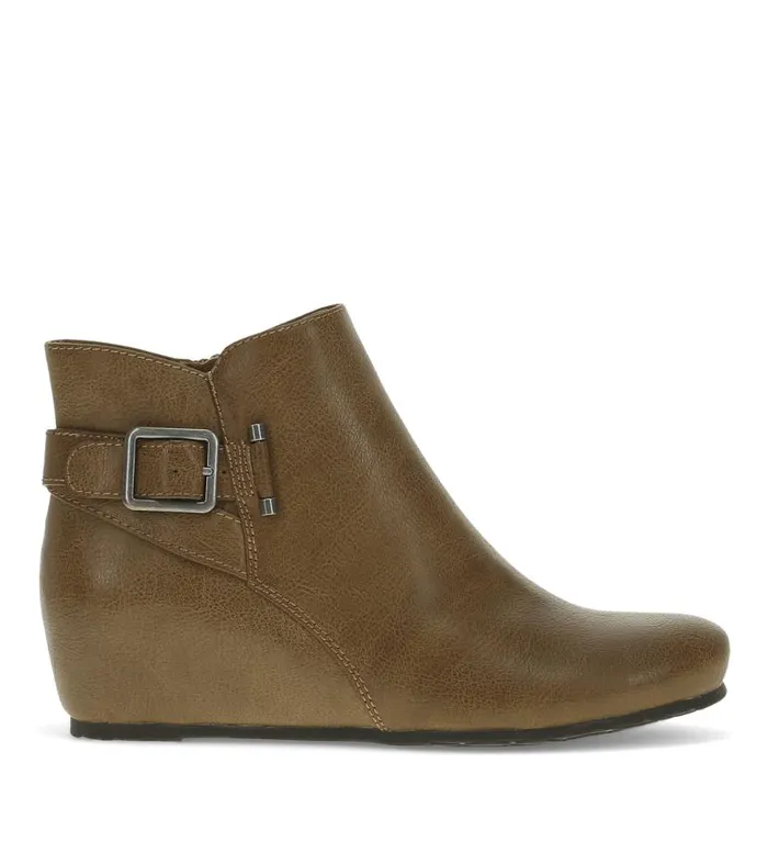 Women Baretraps Booties Serena Wedge Bootie Truffle Women Baretraps Booties Serena Wedge Bootie Truffle