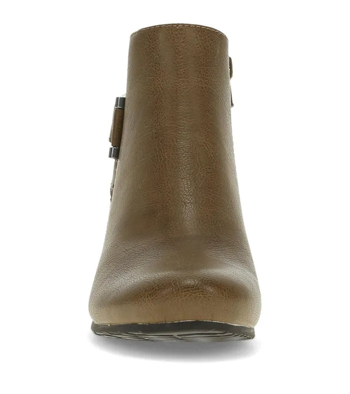 Women Baretraps Booties Serena Wedge Bootie Truffle Women Baretraps Booties Serena Wedge Bootie Truffle