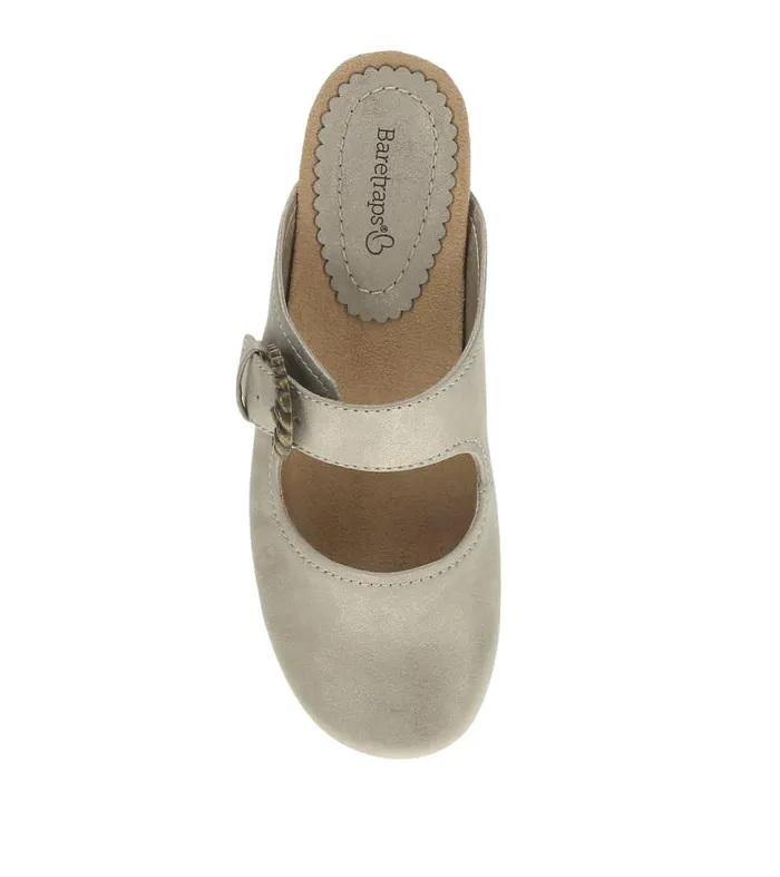 Women Baretraps Clogs and Mules Luna Mary Jane Mule Champagne