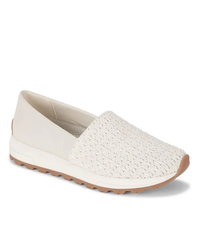 Women Baretraps Flats and Loafers Gennie Slip On Natural Crochet
