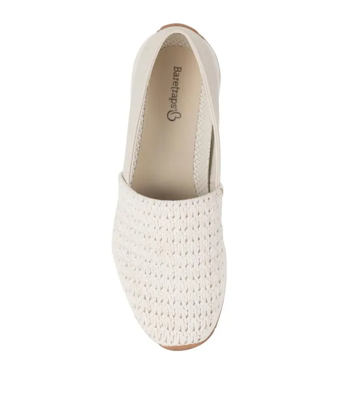 Women Baretraps Flats and Loafers Gennie Slip On Natural Crochet Women Baretraps Flats and Loafers Gennie Slip On Natural Crochet
