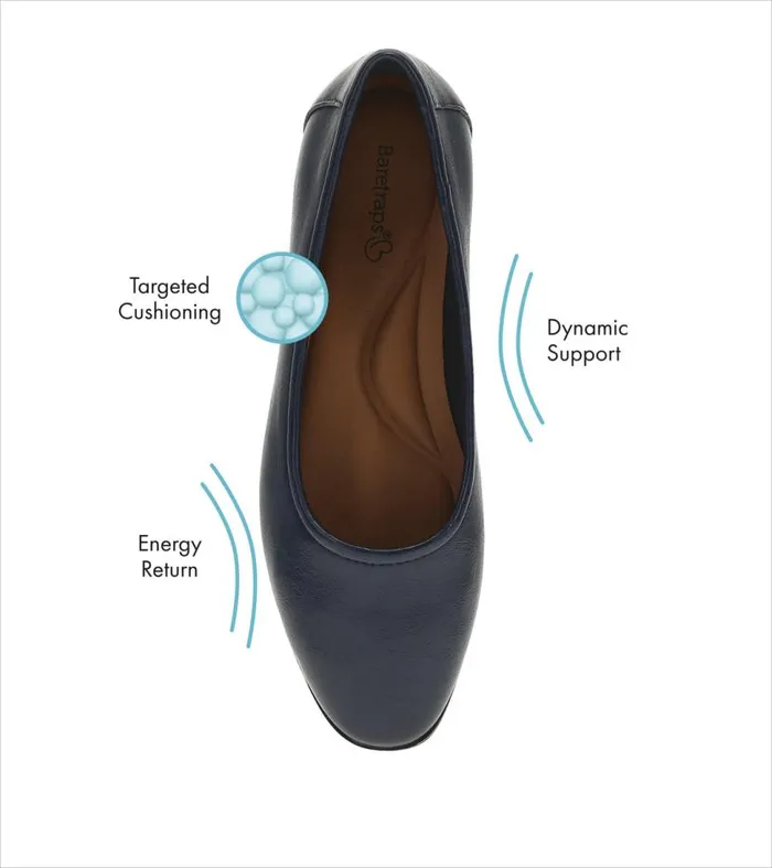 Women Baretraps Flats and Loafers Tania Casual Flat Dark Navy Women Baretraps Flats and Loafers Tania Casual Flat Dark Navy